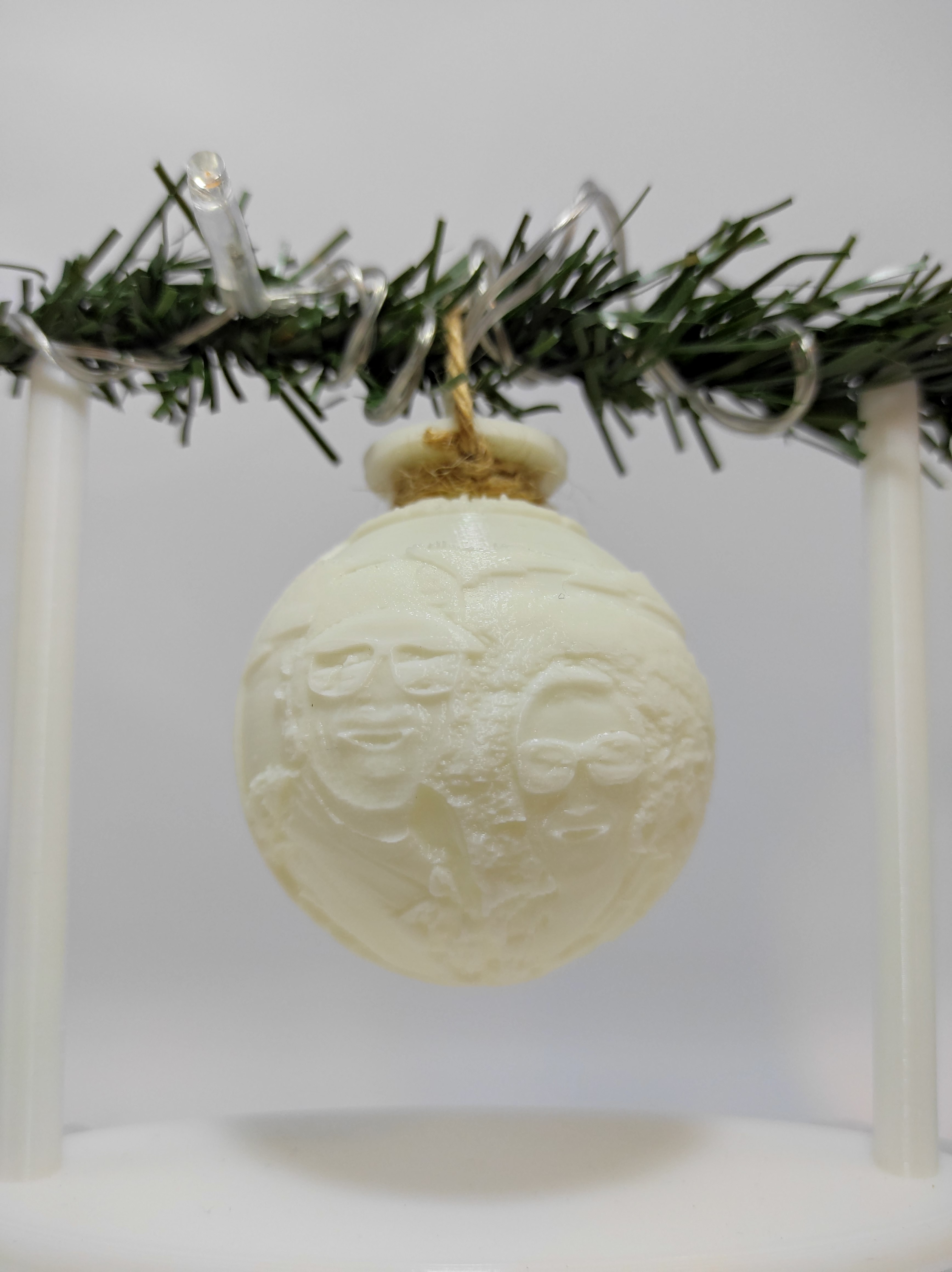 Christmas bauble lithophane unlit