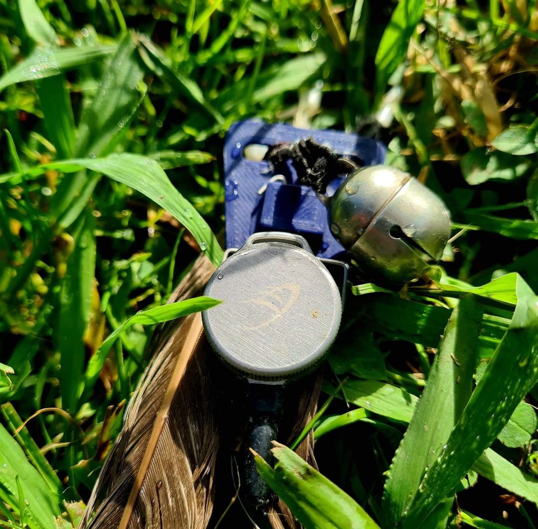 3D printed tail mount with GPS that has molted out.